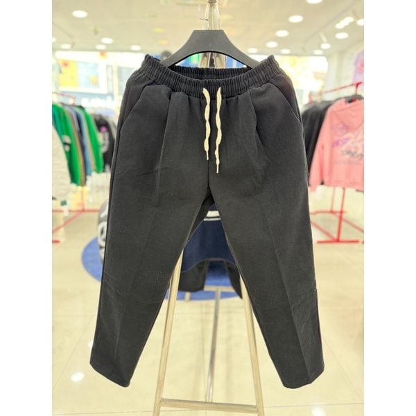 [여주점] 기모피치, 면 원턱 팬츠 ,블랙JDSN0180B01