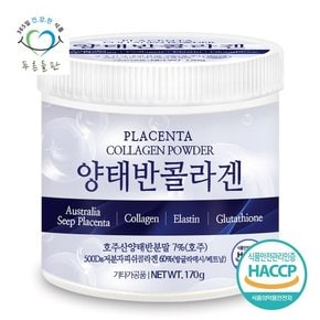 호주산 양태반 콜라겐 저분자 엘라스틴 분말 가루 haccp 인증 170gx1통