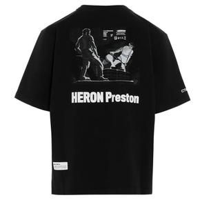 [당일발송] 헤론 프레스톤 로고 티셔츠 HMAA019R21JER002 1001