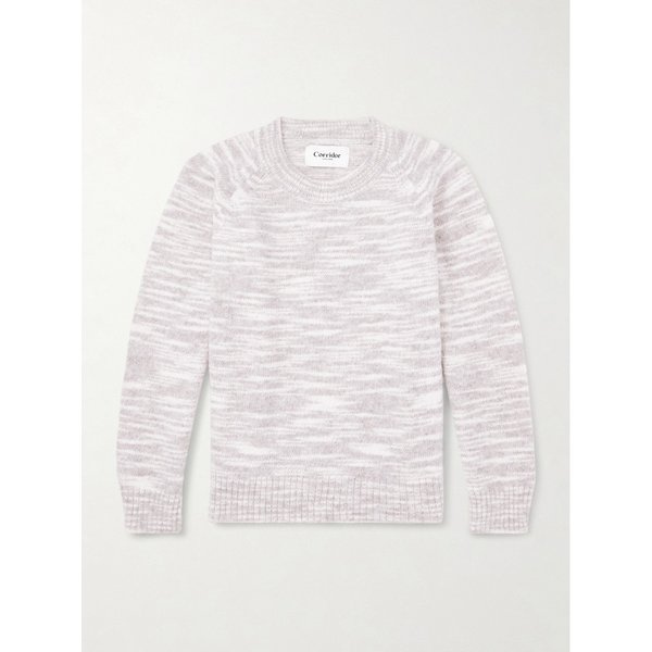 코리더 스페이스 다이 알파카 피마 코튼 블렌드 스웨터 46376663162939627