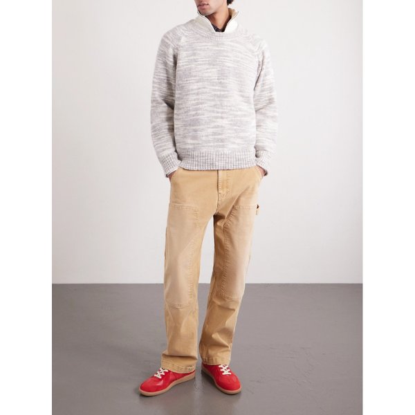 코리더 스페이스 다이 알파카 피마 코튼 블렌드 스웨터 46376663162939627