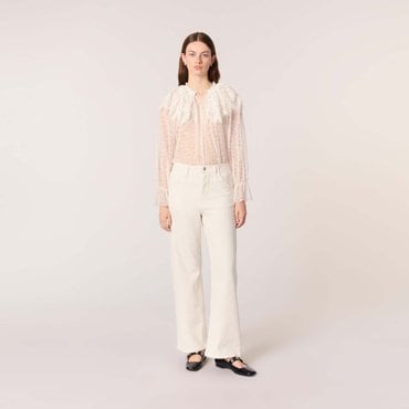 마쥬 [시즌오프 30%] 카펜터 화이트 데님 팬츠
