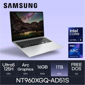 삼성전자 갤럭시북4 프로 NT960XGQ-AD51S(FREEDOS/SSD 1TB/RAM 16GB)