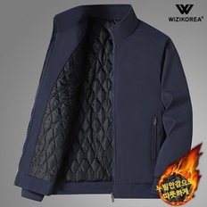 위즈아이 남성 여름 남성 누빔 자켓 가을 겨울 빅사이즈 중년 점퍼 WI215J