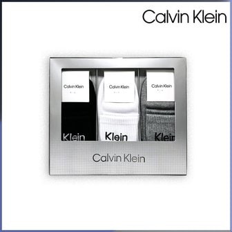 Calvin Klein CK양말 캐주얼 중목 3족 세트 CKL32938_3