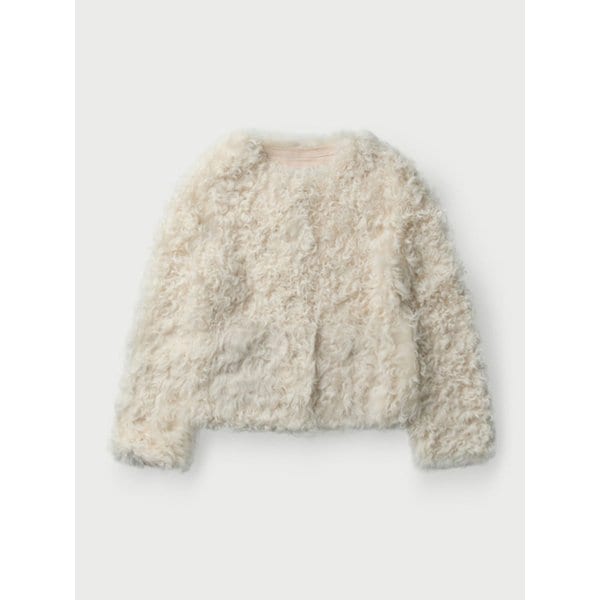 QASSYM 시어링 자켓 IOUDW25107IVX