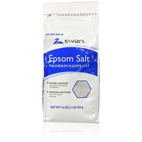 스완 식용 앱섬 솔트 마그네슘 설페이트 16oz(454g) Swan Epsom Salt