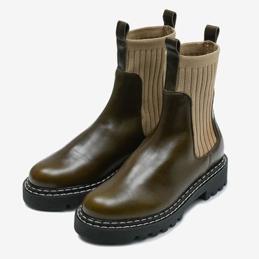 벤시몽 CHELSEA BOOTS - KHAKI