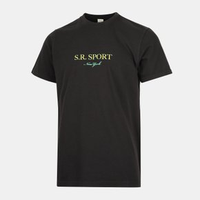 [땡스] 22` 스포티앤리치 TS476 FB WIMBLEDON 티셔츠 블랙 남녀공용