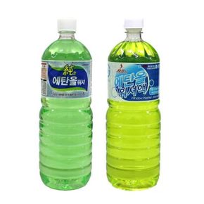 셀프세차용품 1800ml 세차 TJ.G 에탄올워셔액 유리세정 유리세정제