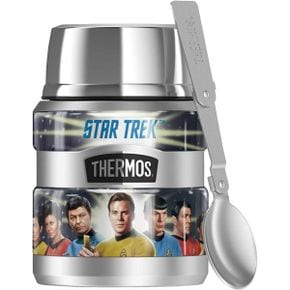 독일 써모스 보 도시락통 죽통 푸드자 Star Trek Original Crew Thermos 스테인리스 스틸 Food J