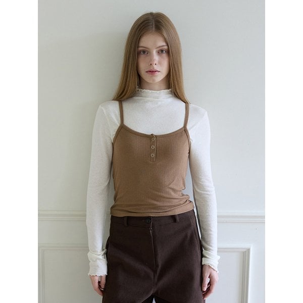 Ring Snap Sleeveless - Beige