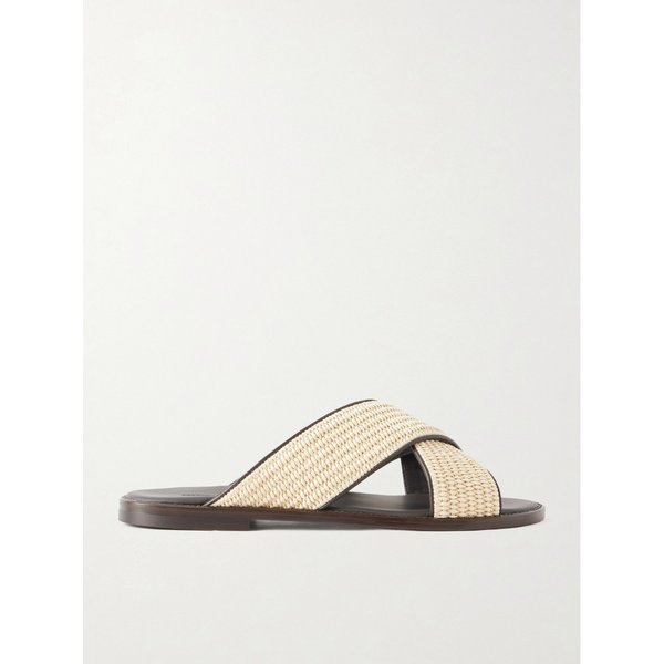 오타위 라피아 가죽 샌들 46376663162952683