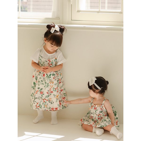 여름비 - 유아 끈나시 원피스