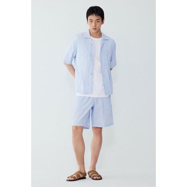 [MEN] 링클 스트라이프 셔츠 9155221114053