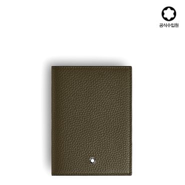 몽블랑 [공식] 그레인 여권 지갑 카키 220225