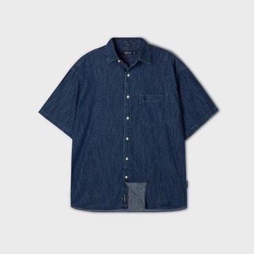 후아유 Denim Short Sleeve Shirts  WHYJF3791U