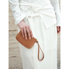 SIAC3124 Loop Leather Mini Pouch_Camel