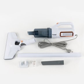 핸디형 유선청소기 KVC-400WH 강력흡입 400W 원룸 가정용 사무실 소형청소기 헤파필터