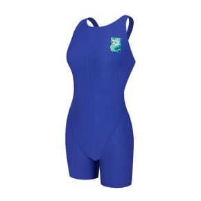 여성 일반 3부 반신 실내수영복(플로우)(A3BL1LH01)BLU