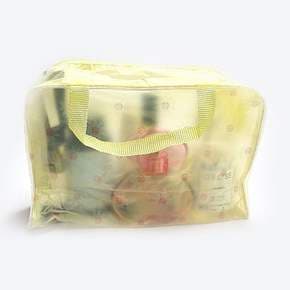 PVC 컬러 수영 가방지퍼 파우치 비치백 세면도구 화장품