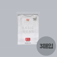 백색 민소매 런닝 OEW0009 - 3매입