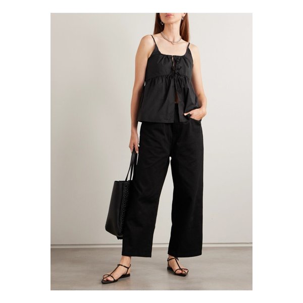 데이지 스튜디오  코튼 트윌 팬츠 블랙 1647597359857568