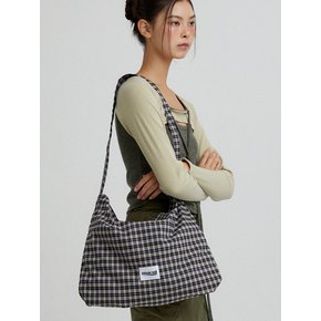 CHECKER ECO CROSS BAG_NAVY CHECK