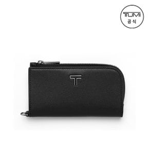 [TUMI KOREA] 벨덴 L-지퍼 카드 케이스 블랙/건메탈_0197142DGM