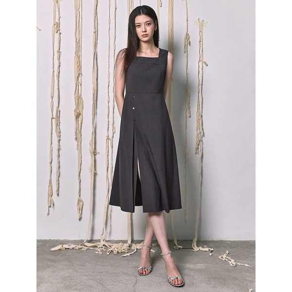Tuck Detail Long Dress  Ash (KE6271M024)