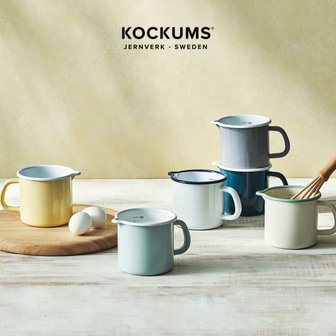 Kockums Jernverk 코쿰 법랑 계량 머그컵 700ml