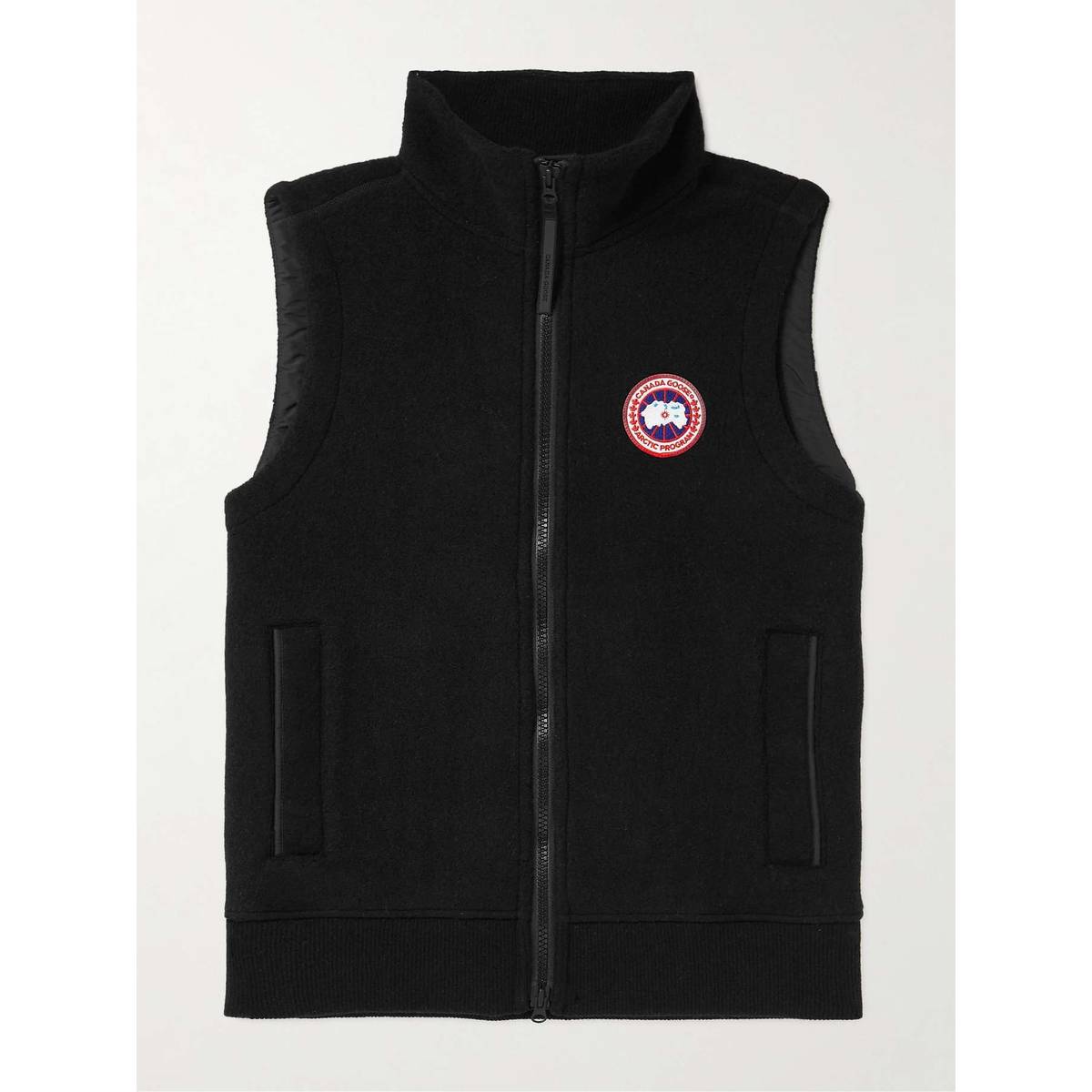 [해외배송] 23 S/S CANADA GOOSE MERSEY LOGOAPPLIQUED 울블렌드 후리스 조끼 7052M B0080102395