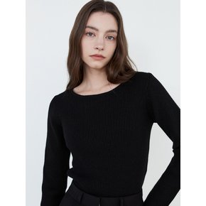 AD017 middle crop warmer t-shirts (black)