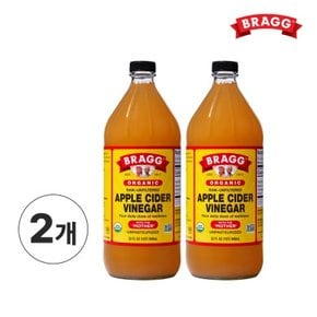 브래그 유기농 사과 식초 BRAGG 946ml 2개입