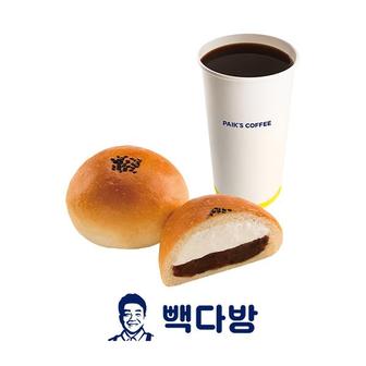 빽다방 크리미단팥빵+아메리카노(HOT)