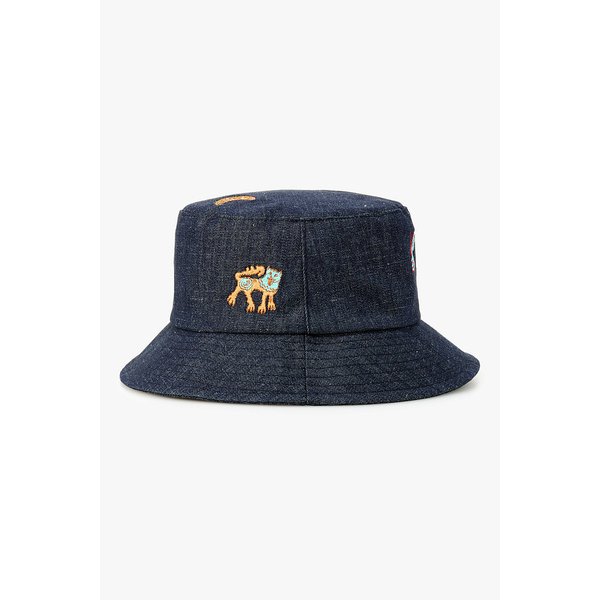 비스트 자수 데님 버킷햇 5715335106000