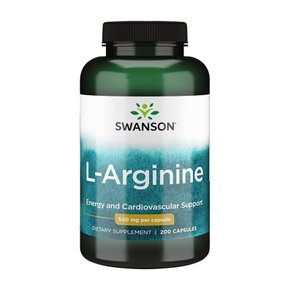 L 아르기닌 500mg 200캡슐 Swanson 엘아르기닌