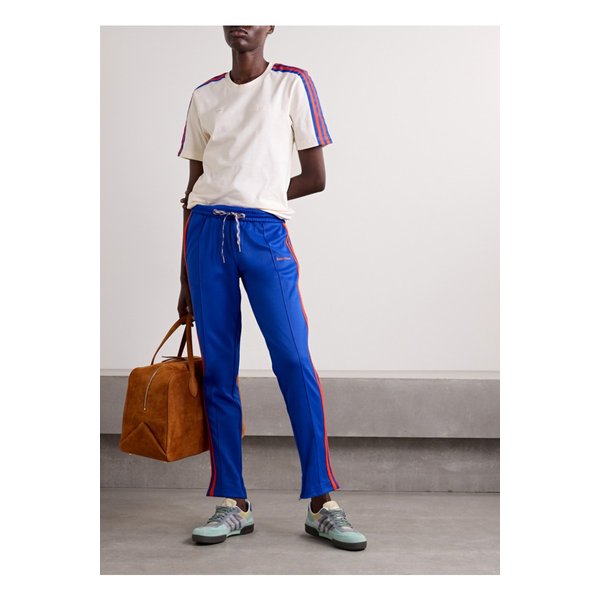 웨일스 보너 웨빙 트리밍  코튼 저지 티셔츠 화이트 1647597333896454