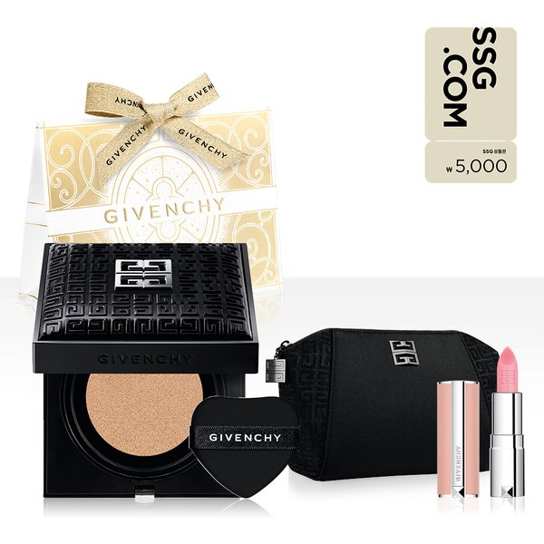 [상품권5천원]프리즘 리브르 글로우 쿠션 세트(+아이코닉 블랙파우치+로즈 퍼펙토 N1 미니 증정)