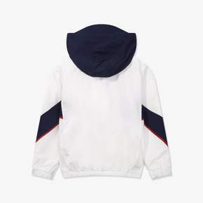 수정중 휠라 키즈 V절개 메쉬 바람막이 WHITE EVR FK262JK07B001 100