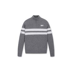 [Exclusive] Men 1/4 Zipup Knit Pullover_WMWAW24901GYM