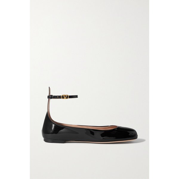 탱고 페이턴트 가죽 발레리나 플랫 블랙 1647597309704543