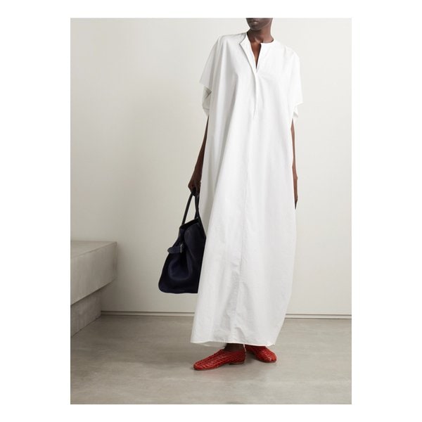 사울레 코튼 맥시 드레스 화이트 1647597335450331