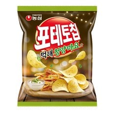  농심 포테토칩 먹태청양마요맛 50g 4개