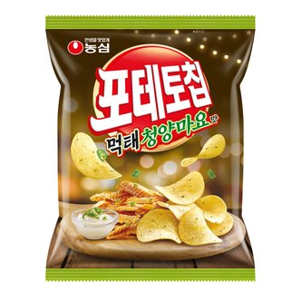  농심 포테토칩 먹태청양마요맛 50g 4개