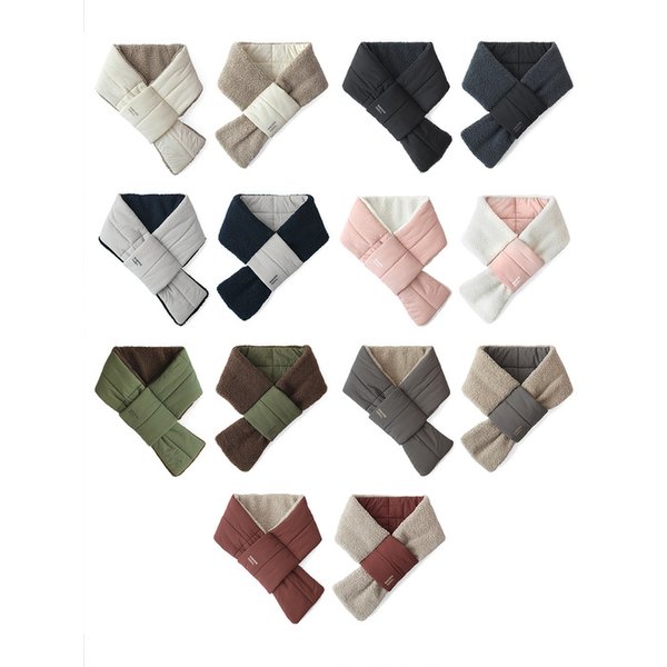 Cozy reversible padding muffler_7Colors