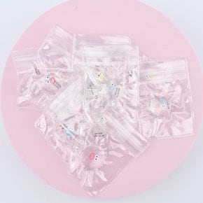 미니 물방울 말랑이 지퍼백 키링 투명 귀여운 표정 물 스퀴시 얼굴 스퀴시 열쇠고리 슬랑이 피젯