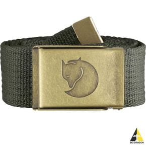 피엘라벤 캔버스 브라스 벨트 4CM 마운틴 그레이 (77297032) (CANVAS BRASS BELT MOU