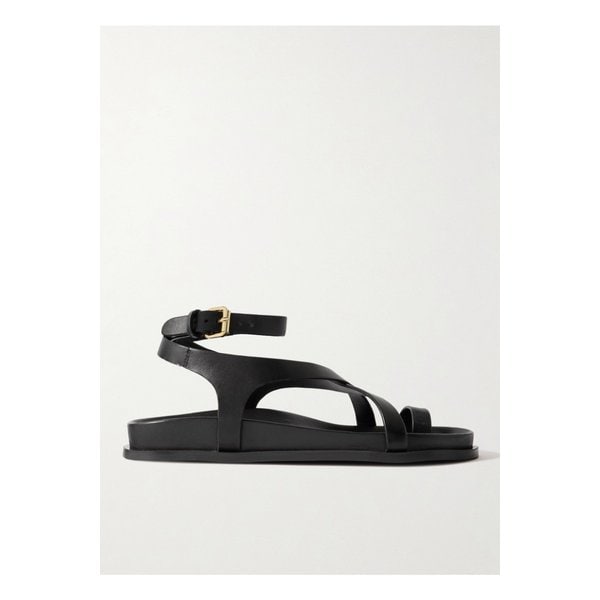 에머리 제일런 슬림 가죽 샌들 블랙 1647597333901038