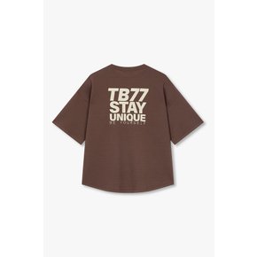 유니크 TB77 레터링 반팔 티셔츠 9176322994